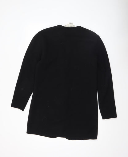 Womens UK Size L Adrienne Vittadini Black Cardigan Jumper