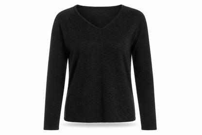 Womens UK Size S Reflections Black Pullover Jumper