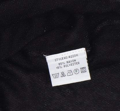 Womens UK Size S Reflections Black Pullover Jumper