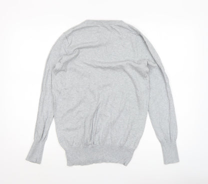 Womens UK Size S Oasis Grey Pullover Jumper