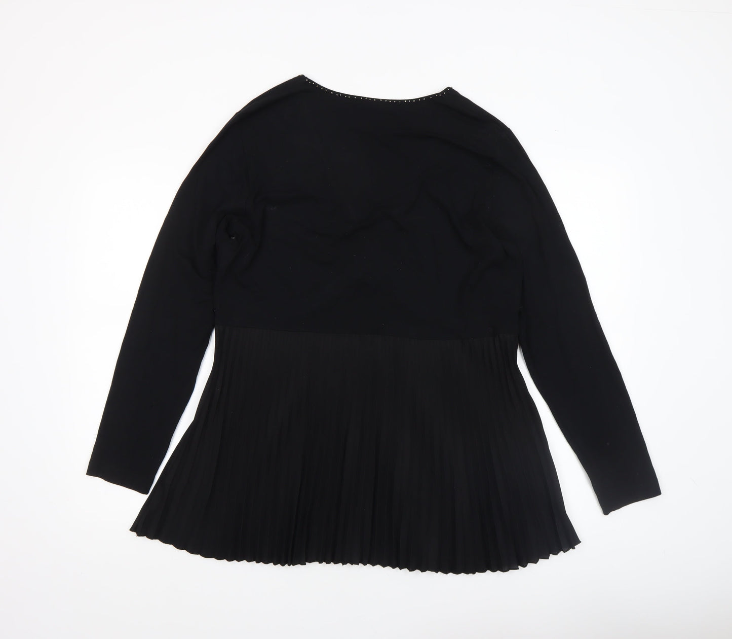 Womens UK Size 16 Gerry Weber Black Tunic Blouse