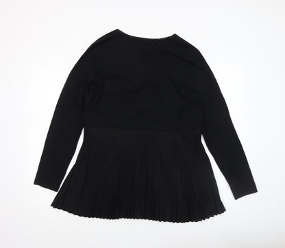 Womens UK Size 16 Gerry Weber Black Tunic Blouse
