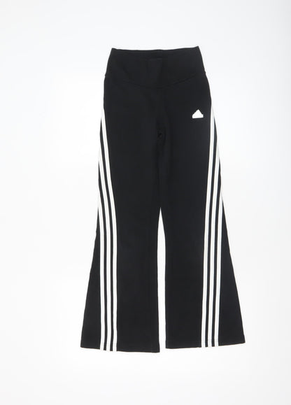 Girls UK Size 9-10 Years adidas Regular Fit Jogger Black Trousers