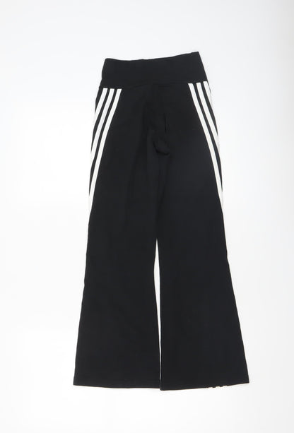 Girls UK Size 9-10 Years adidas Regular Fit Jogger Black Trousers