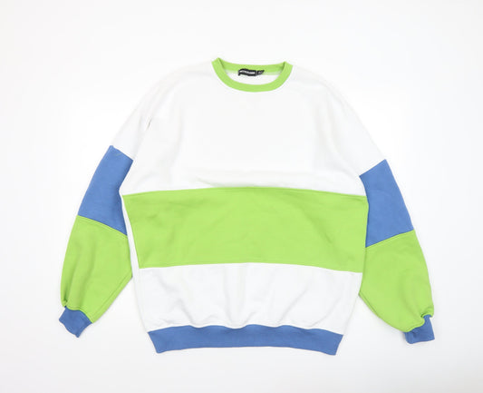 Womens UK Size 10 PRETTYLITTLETHING Multicoloured Pullover Sweatshirt
