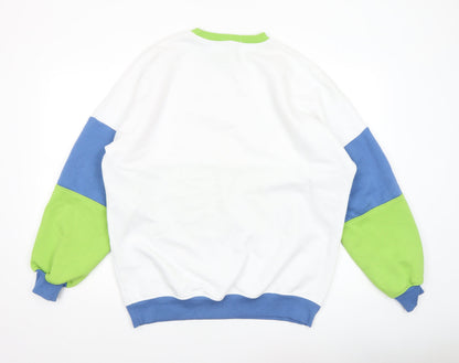 Womens UK Size 10 PRETTYLITTLETHING Multicoloured Pullover Sweatshirt