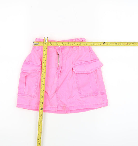 Teens UK Size 8 Slim Primark Cargo Denim Skirt