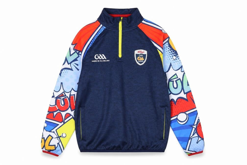 McKeever Boys Multicoloured 5 Years 1/4 Zip GAA Kellogg’s Pullover Top