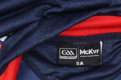 McKeever Boys Multicoloured 5 Years 1/4 Zip GAA Kellogg’s Pullover Top
