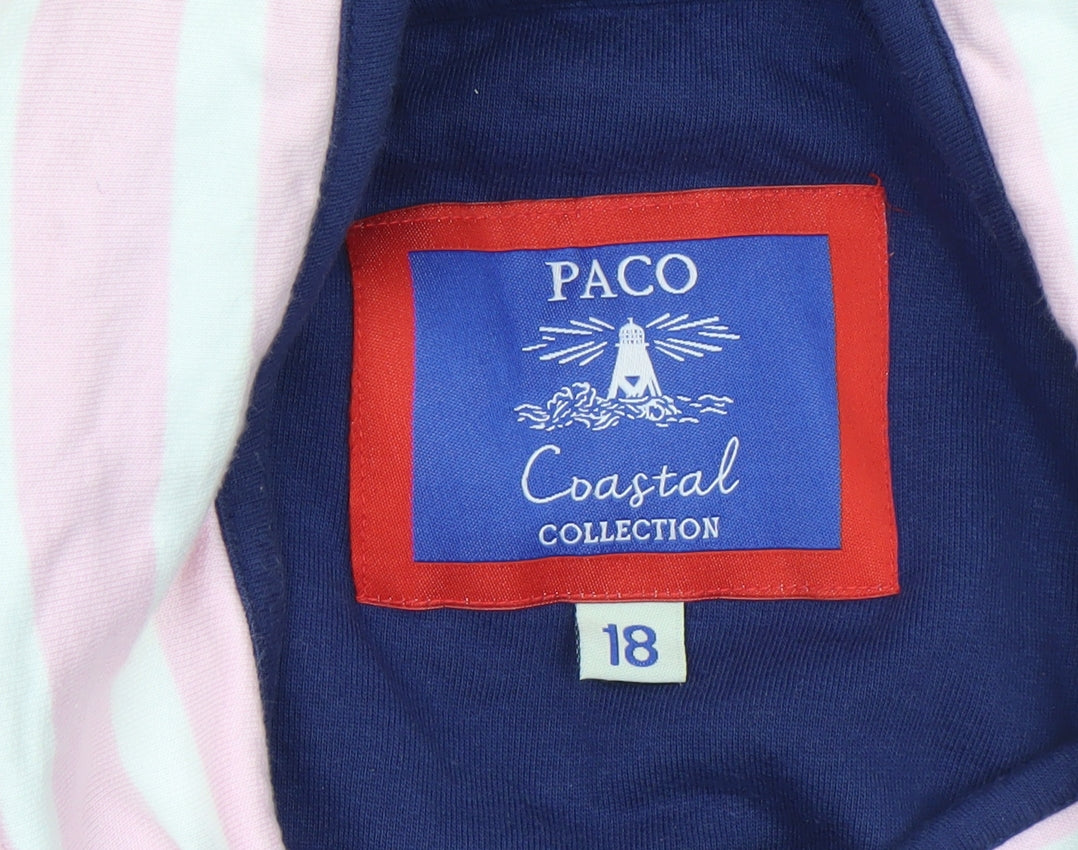 Womens UK Size 18 PACO Pink Basic Jacket