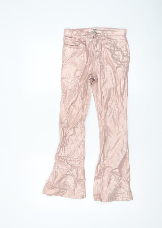 Girls UK Size 10 Years OshKosh B'gosh Regular Fit Chino Pink Trousers