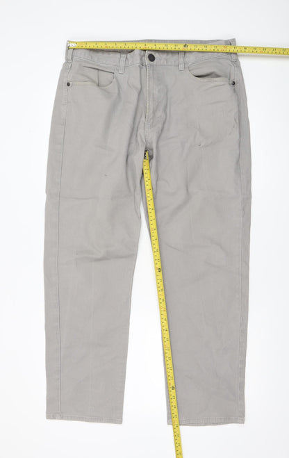 Mens UK Size L St. Bernard for Dunnes Stores Regular Fit Straight Grey Jeans