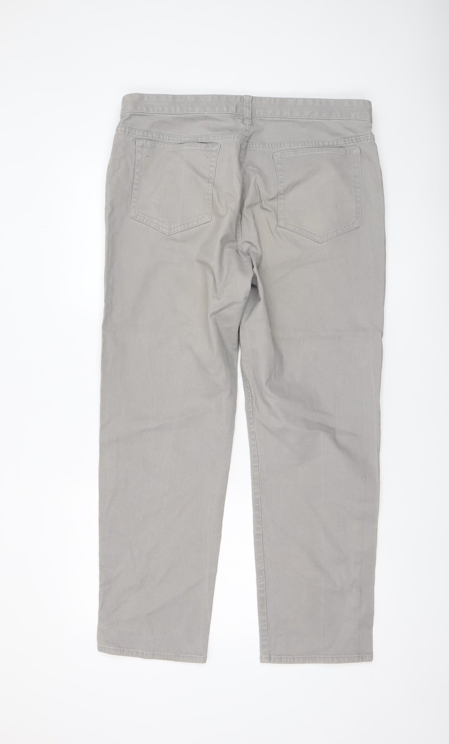 Mens UK Size L St. Bernard for Dunnes Stores Regular Fit Straight Grey Jeans