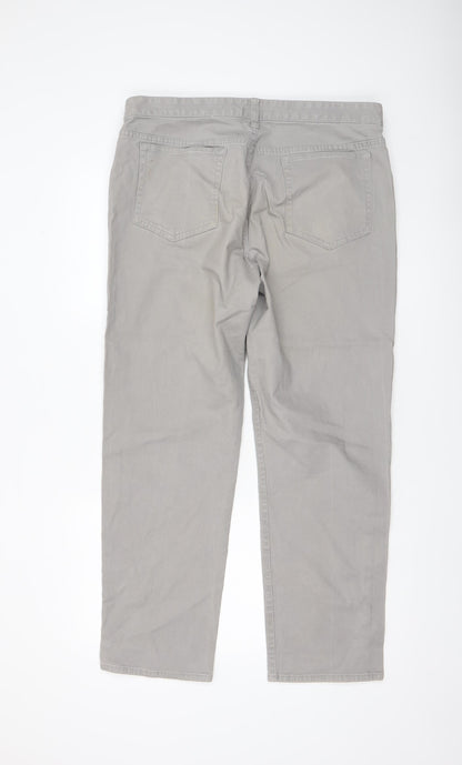 Mens UK Size L St. Bernard for Dunnes Stores Regular Fit Straight Grey Jeans