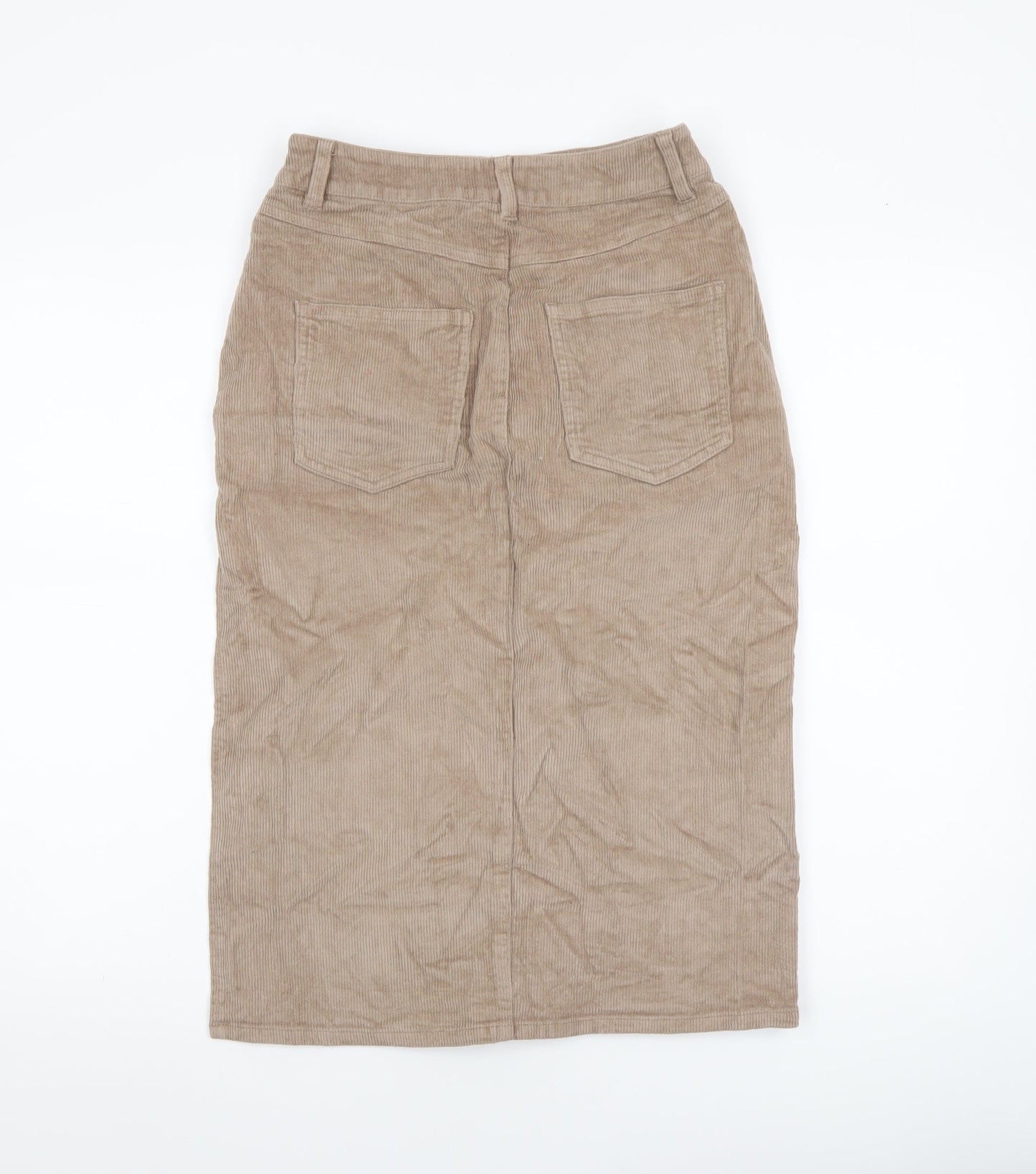 Womens UK Size 6 ASOS Straight & Pencil Corduroy Skirt