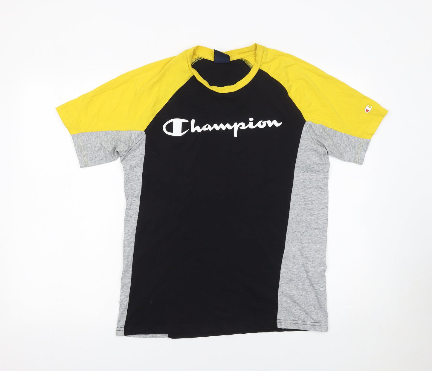 Mens UK Size S Champion Black  T-Shirt