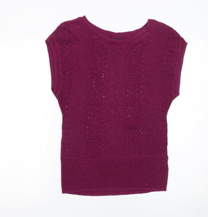 Womens UK Size S H&M Purple Pullover Jumper