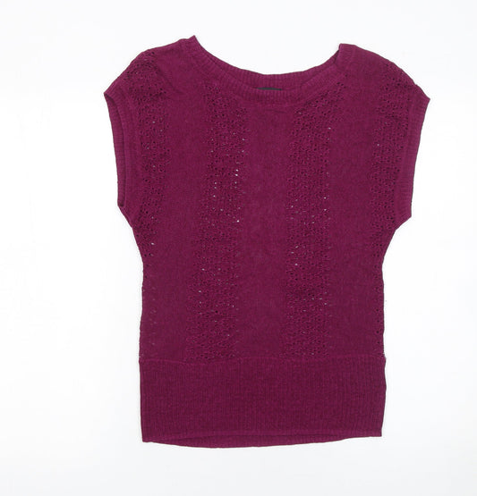 Womens UK Size S H&M Purple Pullover Jumper