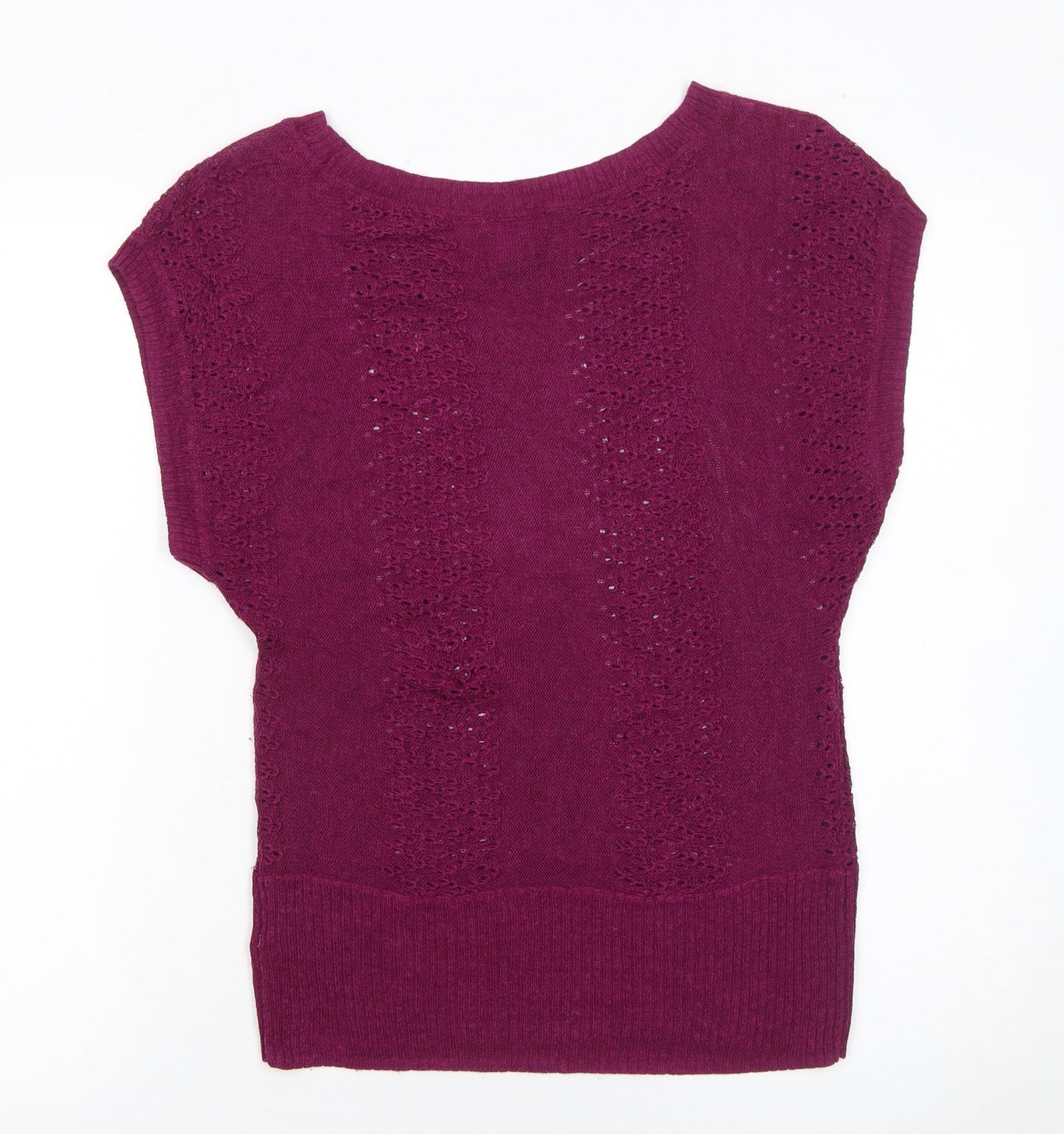Womens UK Size S H&M Purple Pullover Jumper