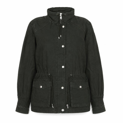 Next Women Green Cotton Anorak Jacket UK 10 Casual Spring Style