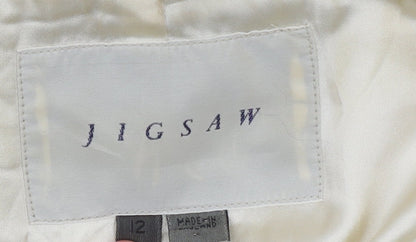Womens UK Size 12 Jigsaw Regular Beige Blazer