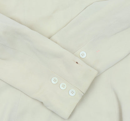 Womens UK Size 12 Jigsaw Regular Beige Blazer