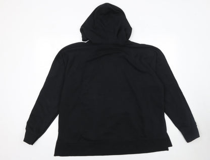 Mens UK Size L Nike Black Pullover Hoodie
