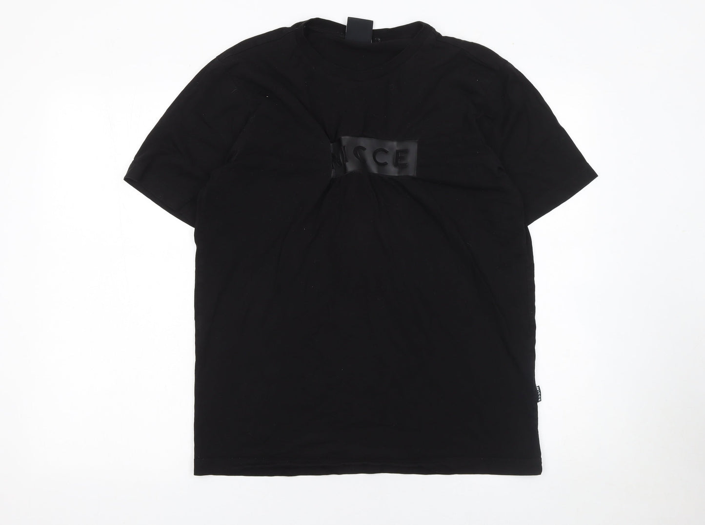 Mens UK Size S NICCE Black  T-Shirt