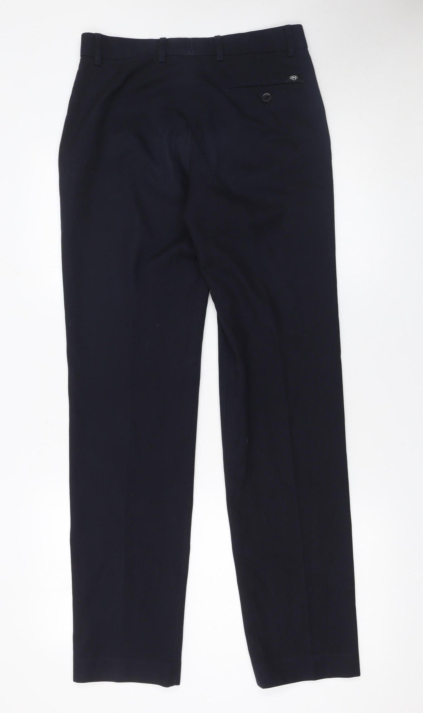 Mens UK Size 31L 1880 Club Regular Fit Chino Blue Trousers