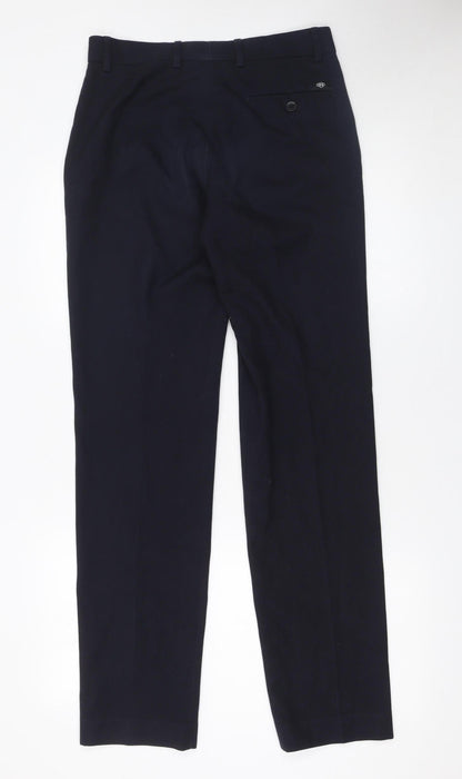 Mens UK Size 31L 1880 Club Regular Fit Chino Blue Trousers
