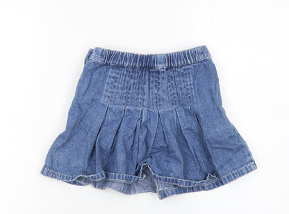 Girls UK Size 6 Years Girl2Girl Pleated Denim Skirt