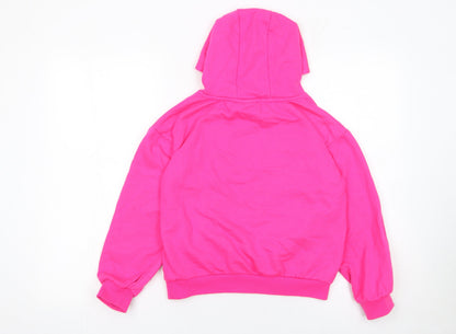 Girls UK Size 10-11 Years Barbie Pink Pullover Hoodie