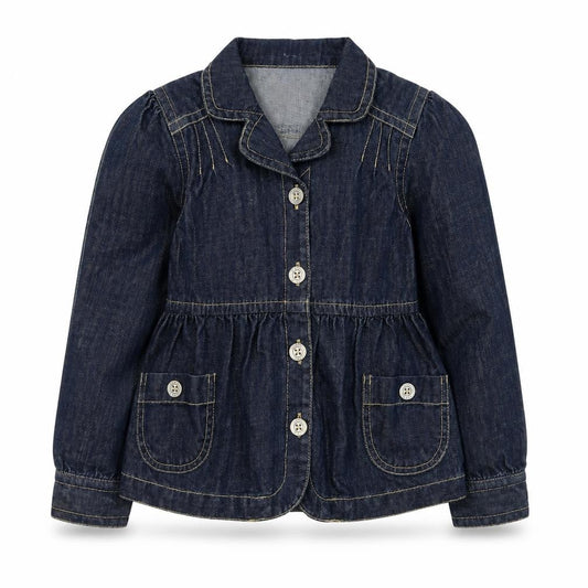 Girls UK Size 7 Years Jasper Conran Blue Basic Jacket