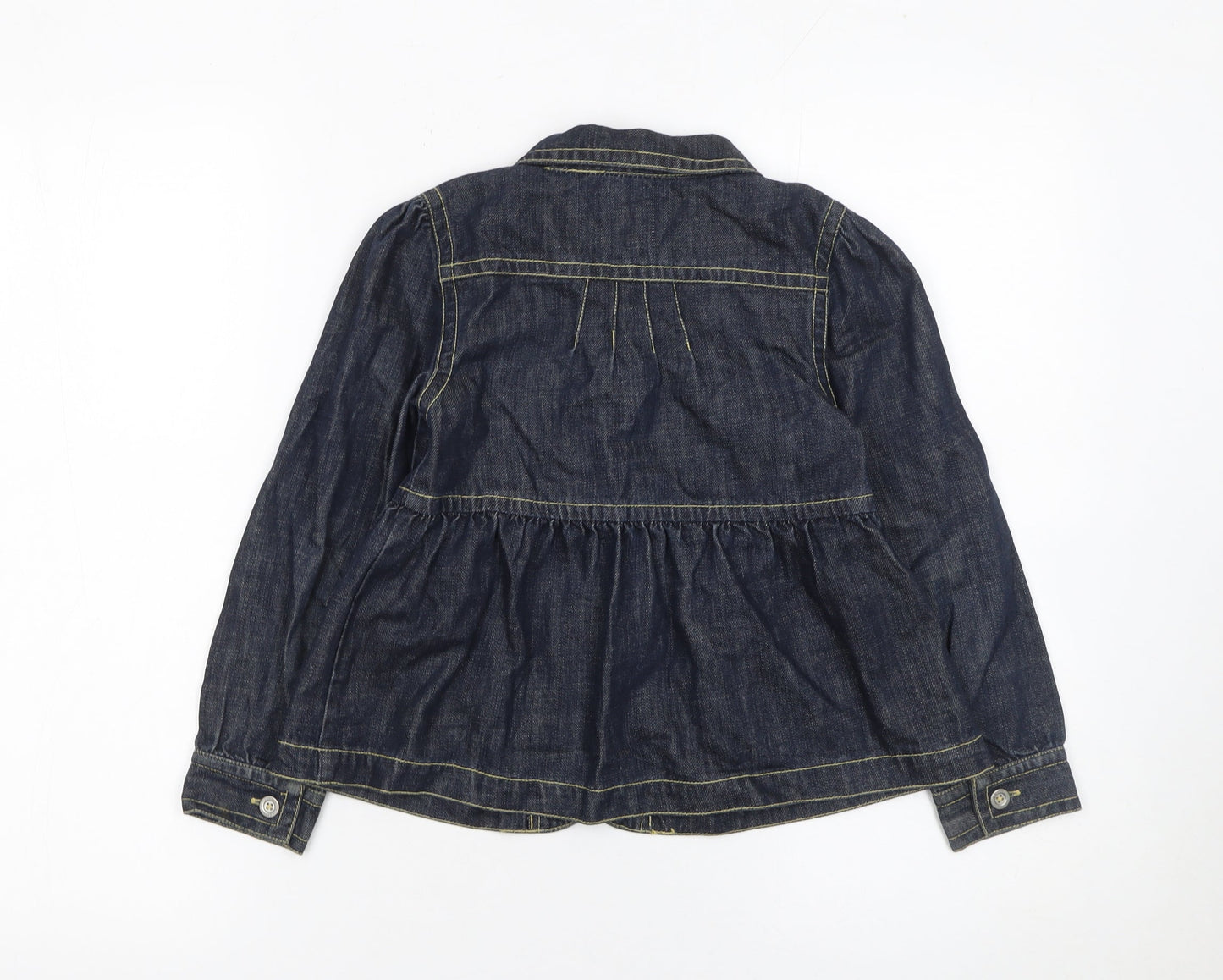 Girls UK Size 7 Years Jasper Conran Blue Basic Jacket