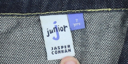 Girls UK Size 7 Years Jasper Conran Blue Basic Jacket