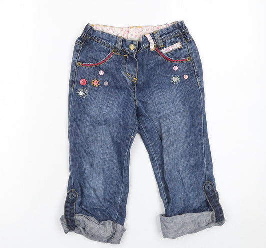 Girls UK Size 5 Years Rocha John Rocha Regular Fit Cropped Jeans