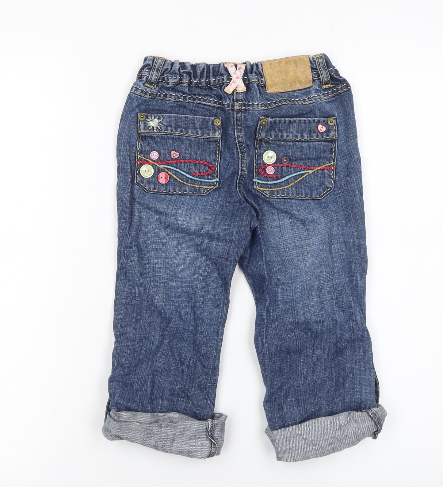 Girls UK Size 5 Years Rocha John Rocha Regular Fit Cropped Jeans