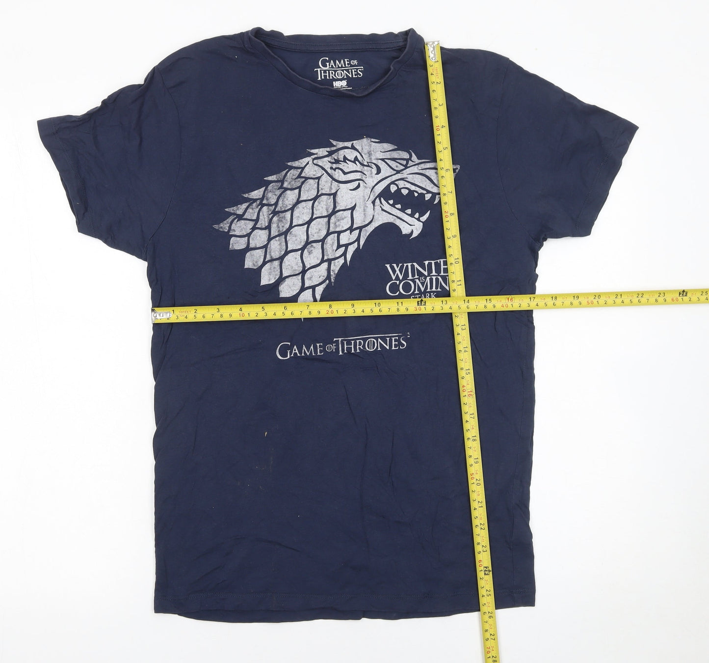 Mens UK Size M HBO Blue  T-Shirt