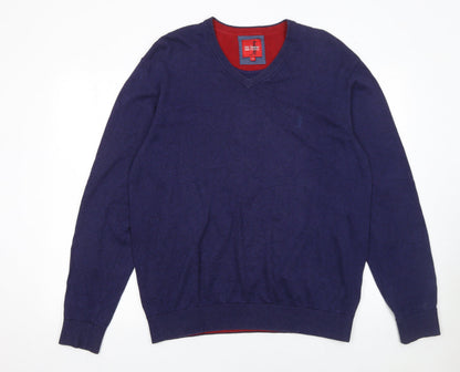 Mens UK Size XL 6th Sense Blue Pullover Jumper