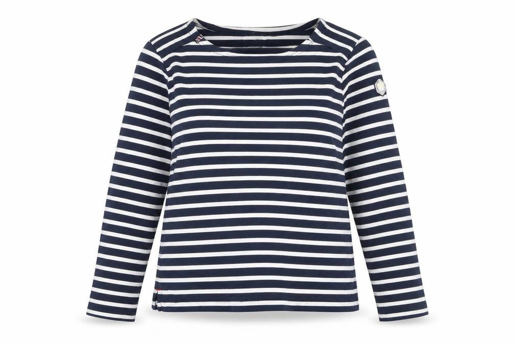 Womens UK Size L Voile Bleue Blue Basic T-Shirt