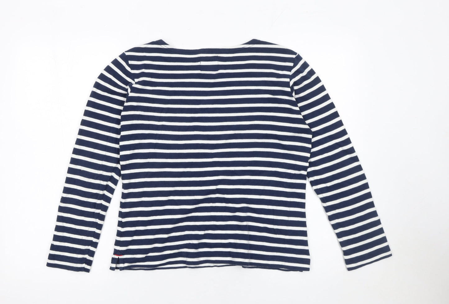 Womens UK Size L Voile Bleue Blue Basic T-Shirt