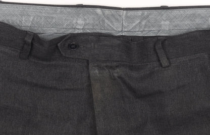 Mens UK Size XL Marks and Spencer Regular Fit Dress Pants Grey Trousers