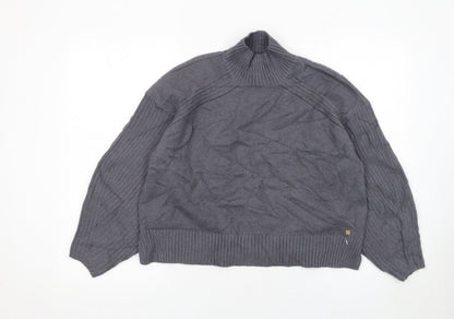 Womens UK Size S River Island Grey Pullover Jumper