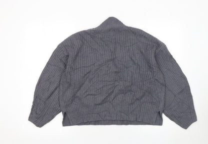 Womens UK Size S River Island Grey Pullover Jumper
