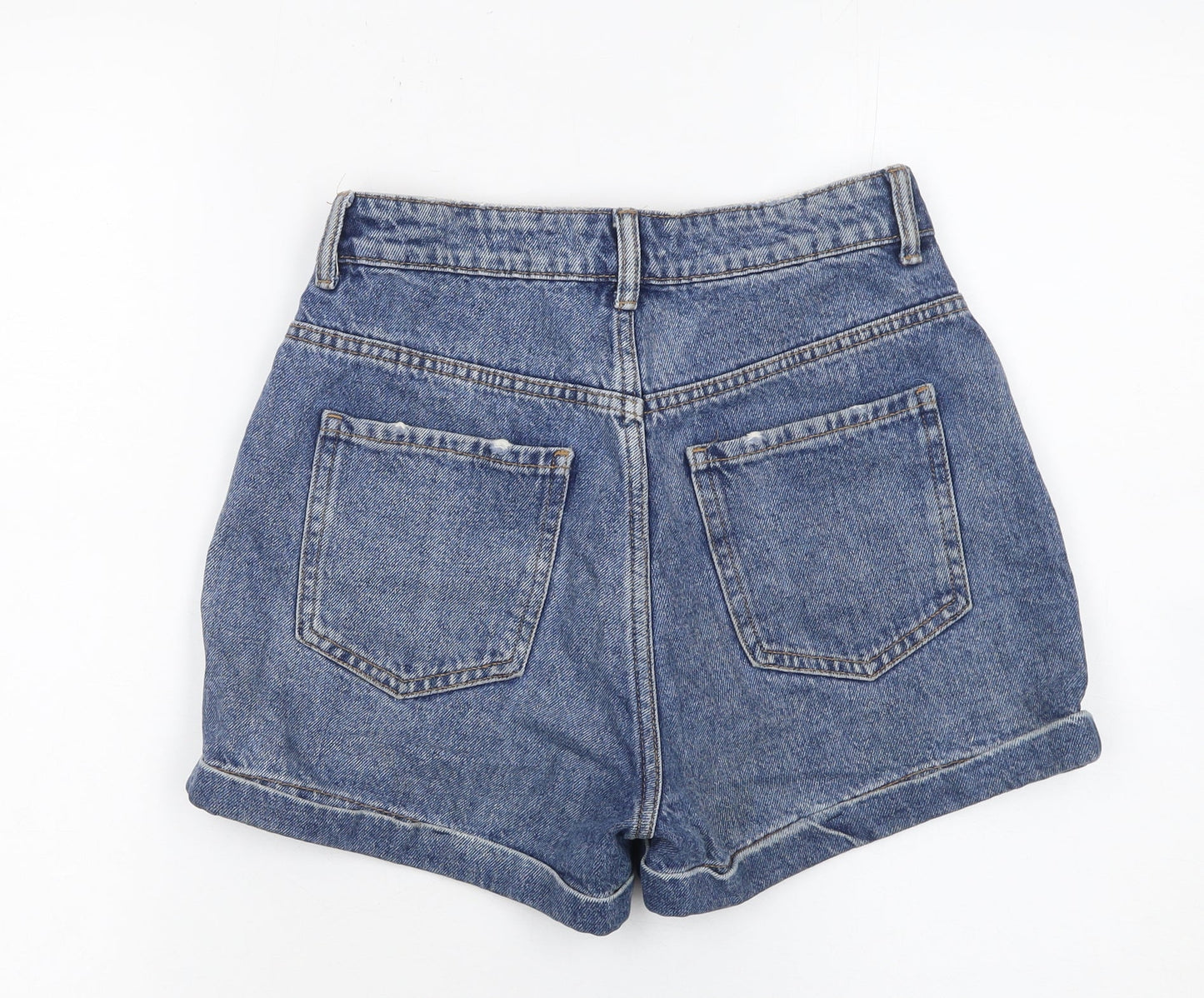 Womens UK Size 8 Denim Co. Relaxed Fit Mom Shorts
