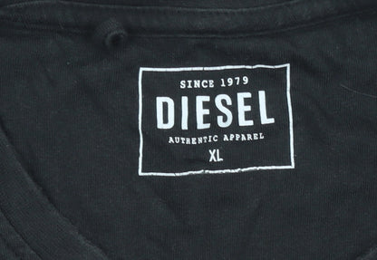 Mens UK Size XL Diesel Black  T-Shirt