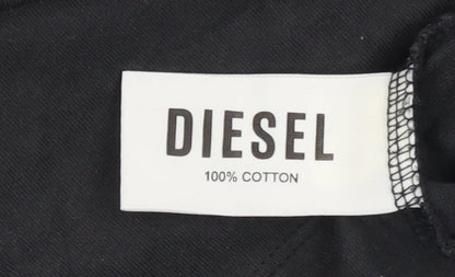 Mens UK Size XL Diesel Black  T-Shirt