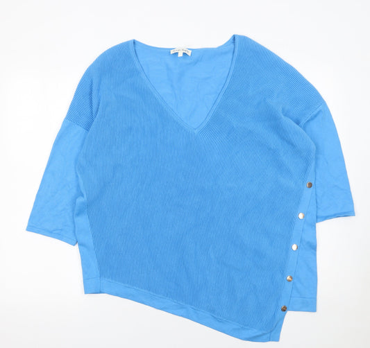 Womens UK Size L Phase Eight Blue Pullover Jumper
