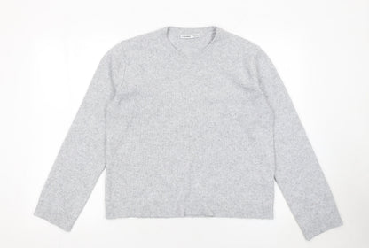 Womens UK Size 12 Pull & Bear Grey Pullover Jumper