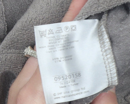 Womens UK Size S Marks and Spencer Grey Basic Jacket